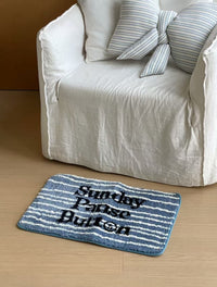Alfombra Domingo Pausa detalle textura suave