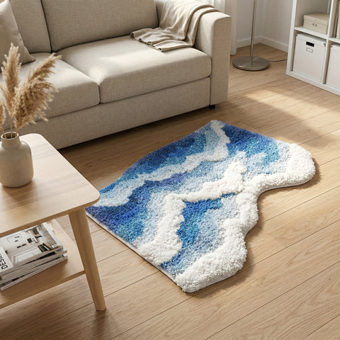 Alfombra Brisa Marina lavable para baño antideslizante | TUTU HOME