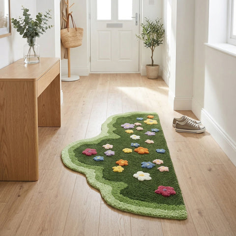 Alfombra Prado Floral para dormitorio diseño floral | TUTU HOME