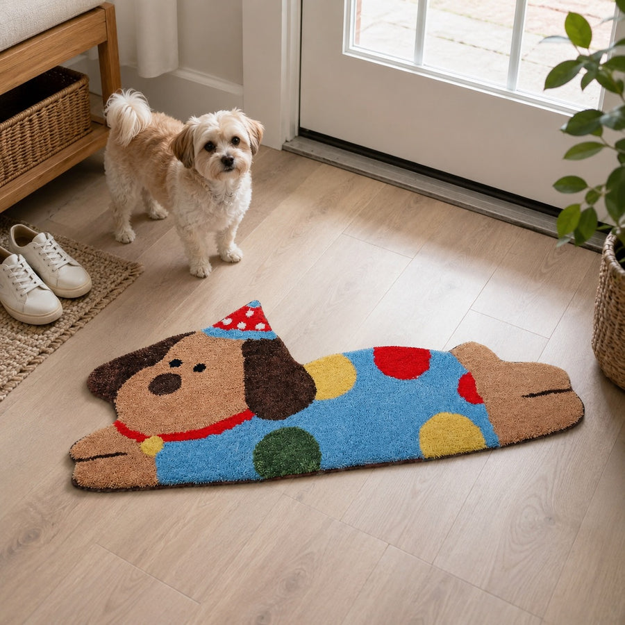 Alfombra infantil Perrito Feliz Fiesta para dormitorio