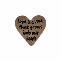 Alfombra decorativa Corazón Love Vine lavable a máquina