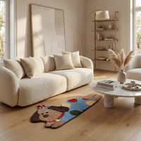 Alfombra Perrito Feliz Fiesta infantil lavable | TUTU HOME