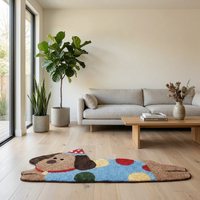 Alfombra Perrito Feliz Fiesta infantil lavable | TUTU HOME